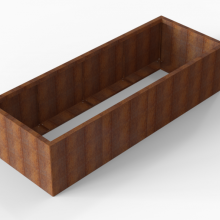Plantenbak Module+ 90x240x56cm Corten