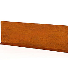 Kantopsluiting Stroke (flg) 300x16.5cm Corten