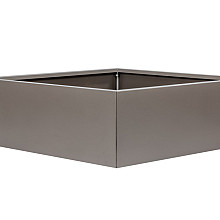 Plantenbak Vlak - 210x210x40cm Taupe