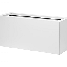 Plantenbak Vlak Wit 90x30x40cm