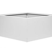 Plantenbak Vlak Wit 90x90x40cm