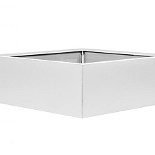 Plantenbak Vlak - 120x120x40cm Wit