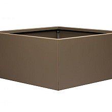 Plantenbak Vlak Supra Bruin 90x90x60cm