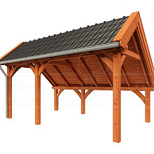 Kapschuur de Hoeve XL diep 3m links