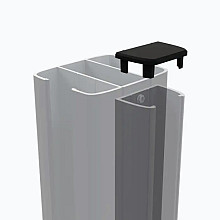 Boston Bevestigingsset voor muurprofiel | RAL9005