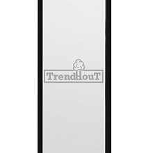 Steel Look raam 844x2200mm zwart module A-01