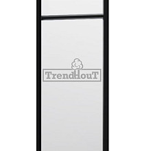 Steel Look raam 844x2200mm zwart module A-02