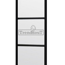 Steel Look raam 844x2200mm zwart module A-03