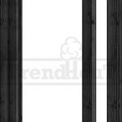 Steel Look vleugelraam 01 enkel DOUGLAS zwart, linksdraaiend  raam:674x1296mm+kozijn:808x1430mm