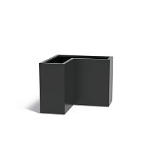 CARREZ L-vorm 1000x1000x800mm Aluminium (AFL24)