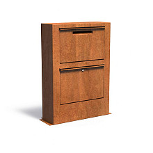 Pakketbrievenbus Corten - PACA 870x300x1250 (PPS1.2)