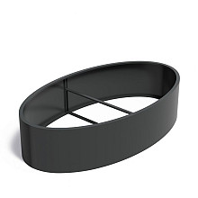 ELLIPSE zonder bodem 2800x1600x600mm Aluminium (AELW1)