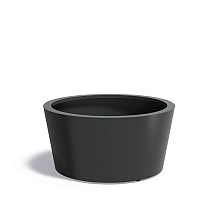 CONIC met bodem Ø1200x600mm Aluminium (AC4.2)