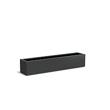 CARREZ met bodem 2000x400x400mm Aluminium (AF25)