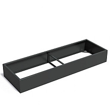 CARREZ zonder bodem 3000x1000x400mm Aluminium (AFW18.2)