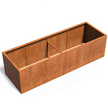 CARREZ zonder bodem 3000x1000x800mm Corten (CAW18)