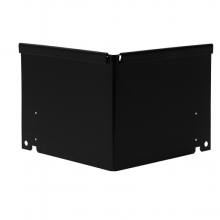 Inwendige hoek Kantopsluiting Single & Single flex 16.5cm Grafiet zwart