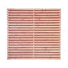 Lattenscherm Douglas rhombus 20/21 planks, recht horizontaal 180x180cm