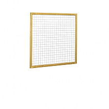 Grenen betonijzertrellis met maas 75x75cm in Raamwerk 44x68cm 180x180cm groen geïmpregneerd