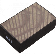 Diamant Handpad 90x55 K120 zwart