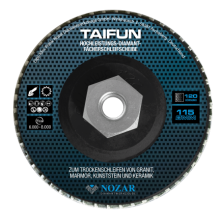 Taifun Diamant Lamellenschijf D115/M14 K120 zwart