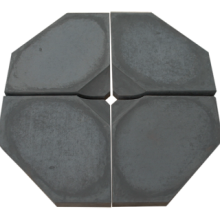 Parasoltegel 40x40x6cm zwart beton