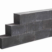 Linea stapelblok 15x15x30cm Zwart
