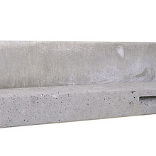 Betowood betonpaal diamant kop 11,5x11,5x278cm grijs eindpaal ongecoat