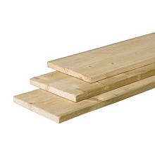 Midden-Europees vuren fijnbezaagde Plank 1,9x14,5x180cm