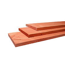Douglas fijnbezaagde Plank 2,5x25,0x400cm groen geïmpregneerd