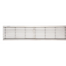 Langstaafrooster RVS, L=1000mm tbv. ACO Hexaline 2,0 en ACO Euroline