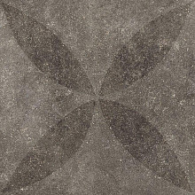 Keramische tegel vtwonen Solostone Decoren Hormigon Flower Antra 90x90x3cm