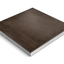 Keramische tegel Ceradeco 60x60x4cm Cemento Marrone