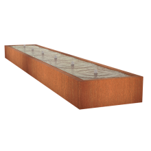 Corten Watertafel 6000x1000x400mm Corten 3mm (CB1)
