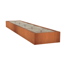 Corten Watertafel 5000x1000x400mm Corten 3mm (CB2)