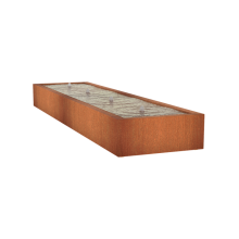 Corten Watertafel 4000x1000x400mm Corten 3mm (CB3)