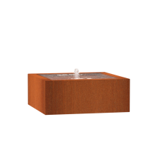 Corten Watertafel 1000x1000x400mm Corten 3mm (CB12)