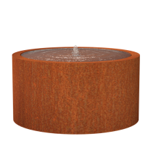 Corten Watertafel ROND 1450x750mm  (CBR1)