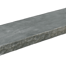 Afdekplaat-Vijverrand met waterkering Chinees hardsteen Rockface 100x35x4cm