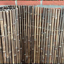 Bamboemat Black 180x180cm