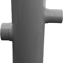 Hydroblob Zandvangput met loofscheider ZVP-PD 615h Ø20cm,in-enuitlaatØ100mm