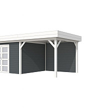 Topvision tuinhuis Parelhoen met luifel