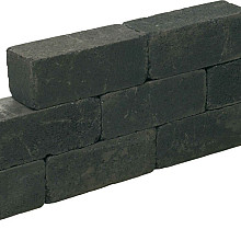 Blockstone stapelblok 15x15x45cm Zwart